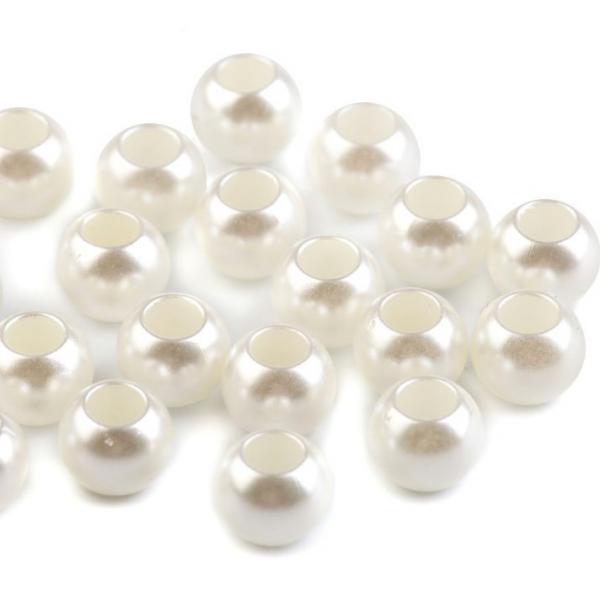 Perle altweiß 10mm Durchmesser